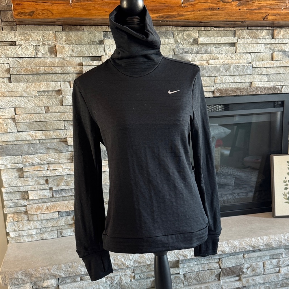 Nike Black Cowl Neck Sweatshirt